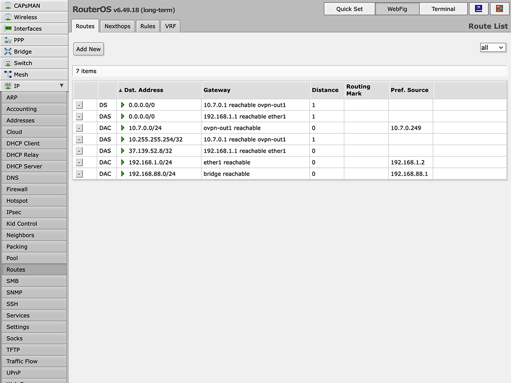 在RouterOS上设置OpenVPN，第13步