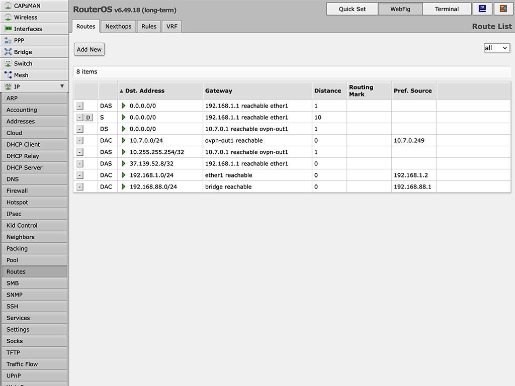 在RouterOS上设置OpenVPN，第15步