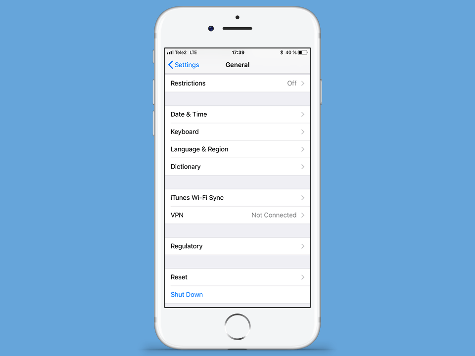 Setting up L2TP VPN on iOS, step 3