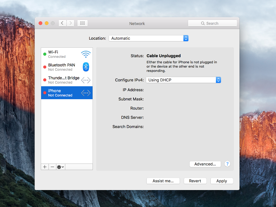 Setting up IKEv2 VPN on Mac OS X, step 2