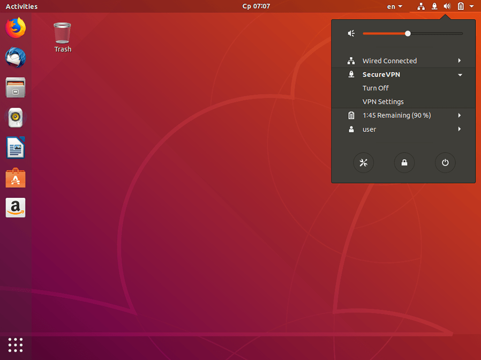 Setting up IKEv2 VPN on Linux Ubuntu 18.04, step 10