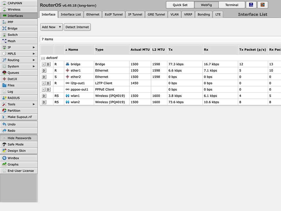 Setting up L2TP VPN on RouterOS, step 11