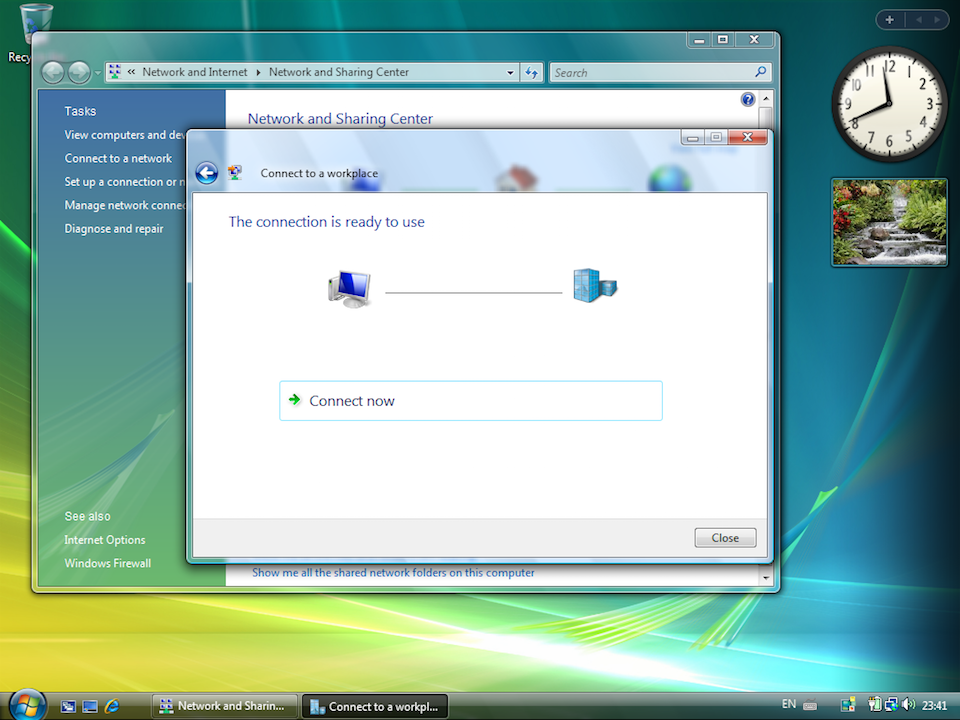 Setting up L2TP VPN on Windows Vista, step 7