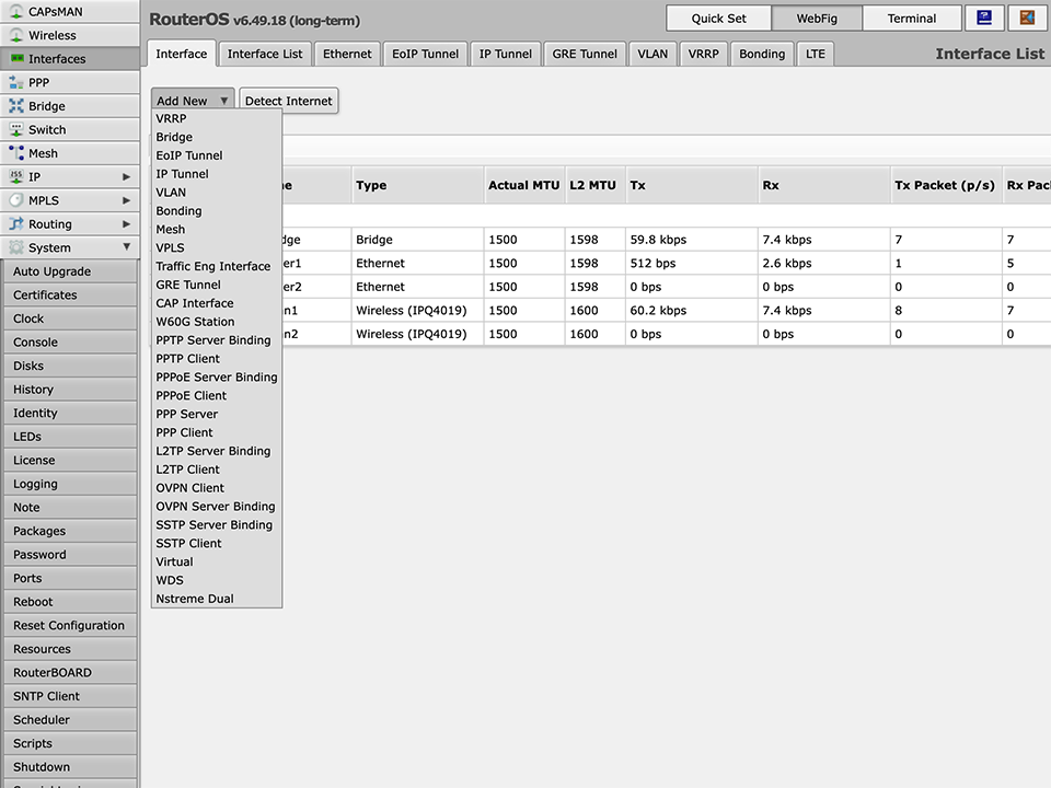 Setting up OpenVPN on RouterOS, step 6