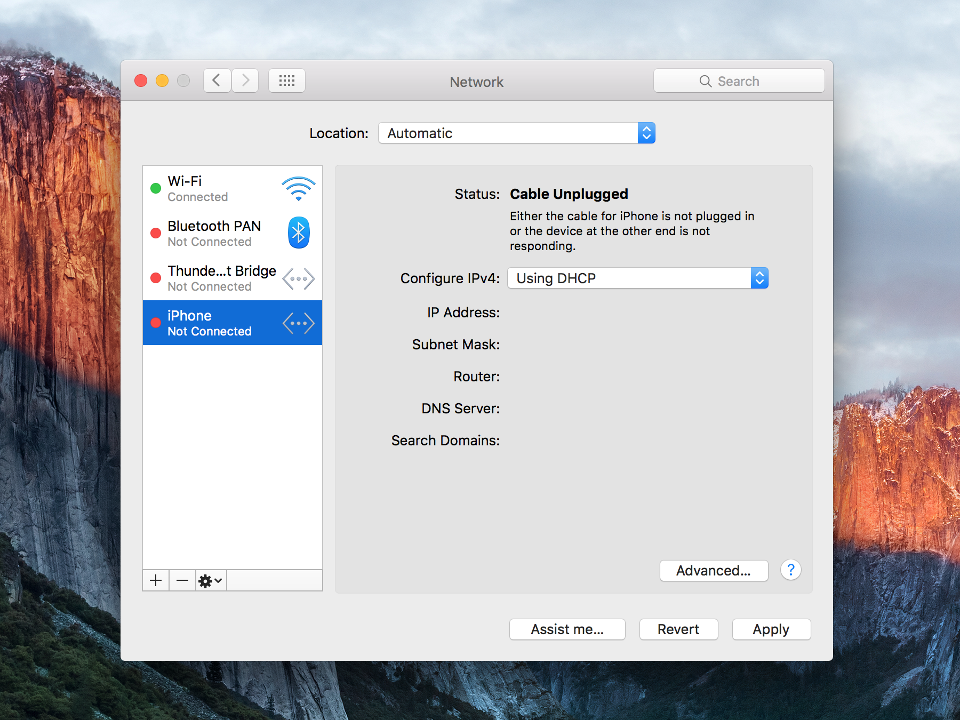 Setting up PPTP VPN on Mac OS X, step 2