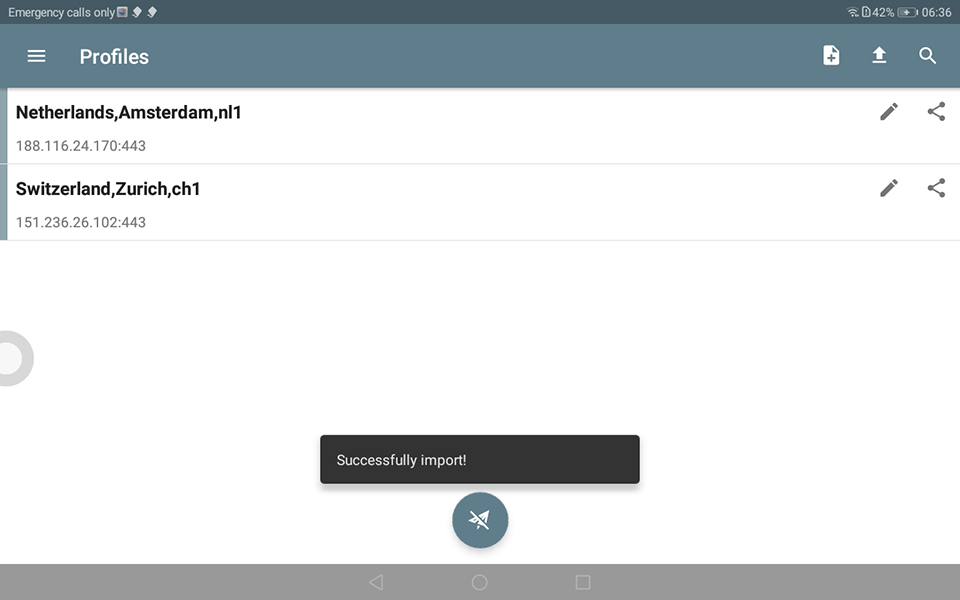 Setting up Shadowsocks on Android, step 5