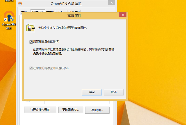 Setting up OpenVPN on Windows 8, step 11
