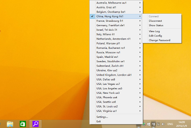 Setting up OpenVPN on Windows 8, step 18