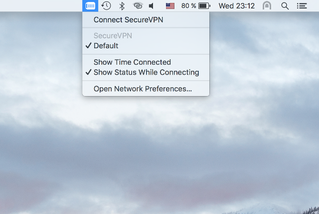 Setting up L2TP VPN on Mac OS X, step 9