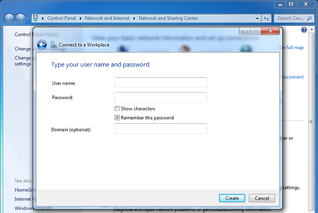 Setting up L2TP VPN on Windows 7, step 6