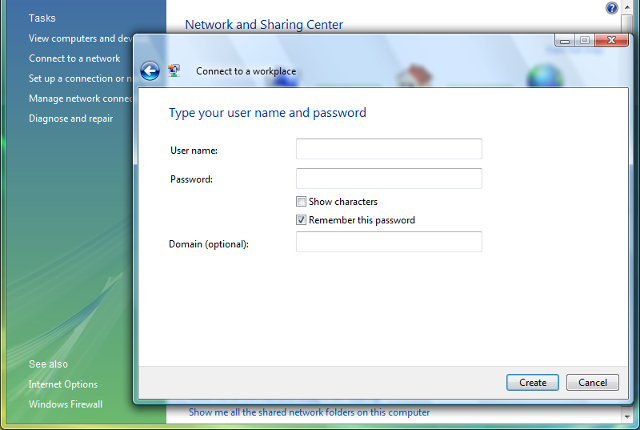 Setting up L2TP VPN on Windows Vista, step 6
