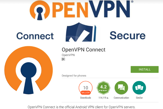 openvpn connect android setup for simple