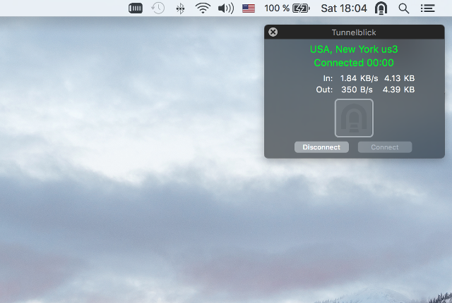 Setting up OpenVPN on Mac OS X, step 9