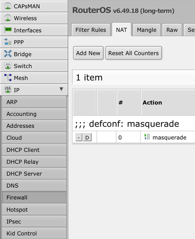 Setting up OpenVPN on RouterOS, step 9