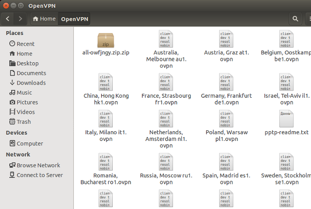 Setting up OpenVPN in Linux Ubuntu, step 2