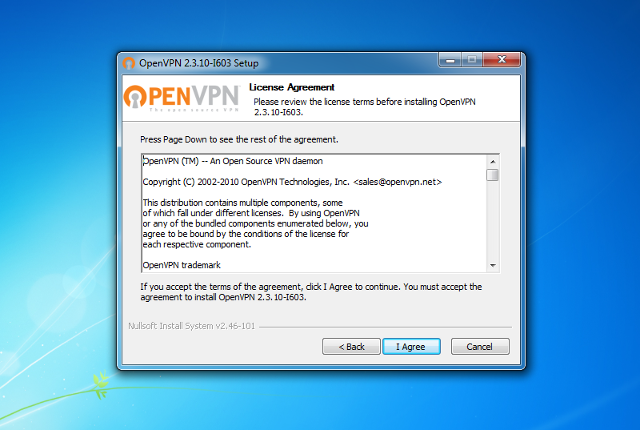 openvpn windows 7 64 bits problem