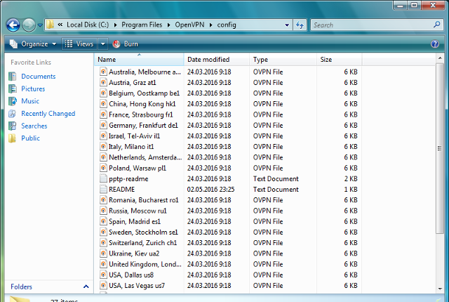 Setting up OpenVPN on Windows Vista, step 13