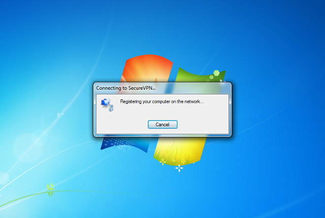 Setting up PPTP VPN on Windows 7, step 13