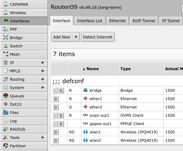 Настройка OpenVPN на Router OS, шаг 11