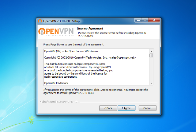 Настройка OpenVPN на Windows 7, шаг 4