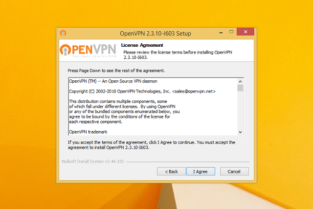 Настройка OpenVPN на Windows 8, шаг 4